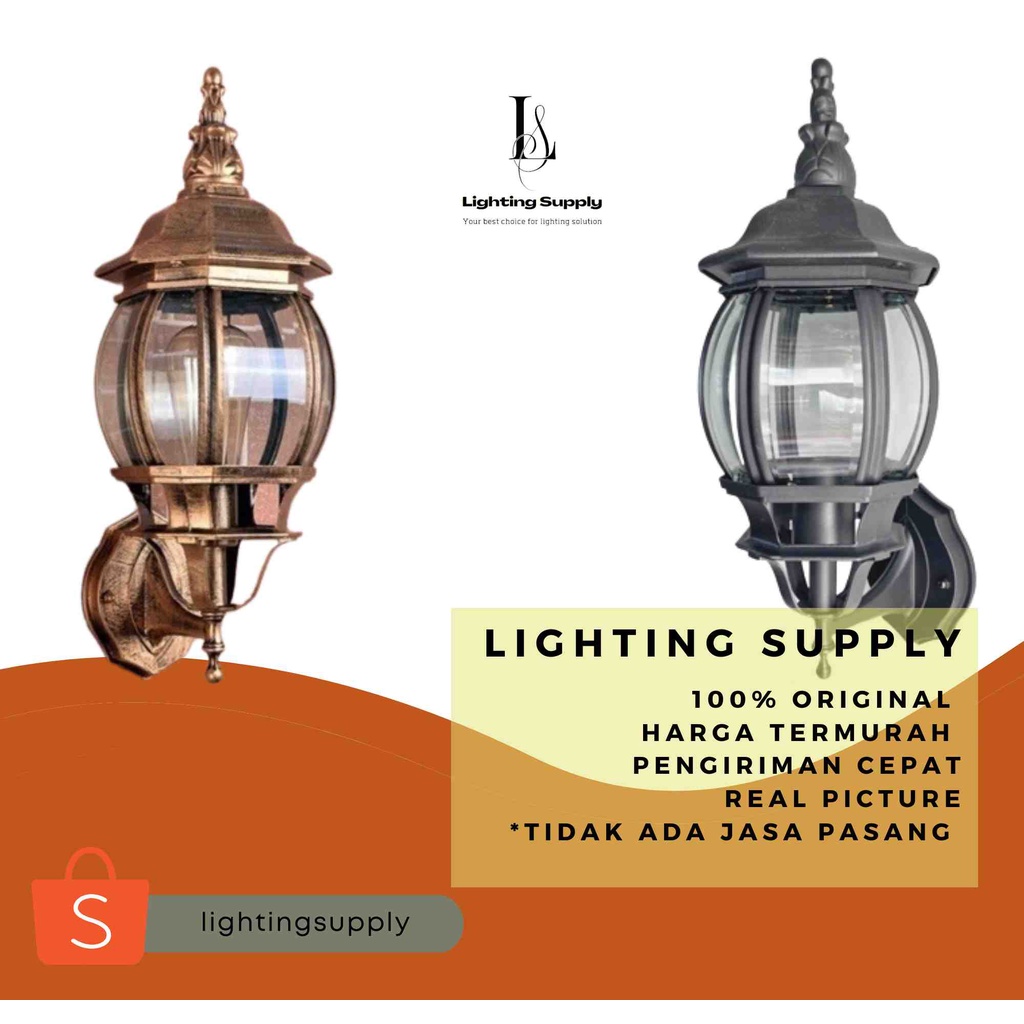 Lampu Dinding/Pilar/Gantung 5003/S LED TRICOLOR Classic / Lampu Tempel / Lampu Teras Outdoor / Lampu