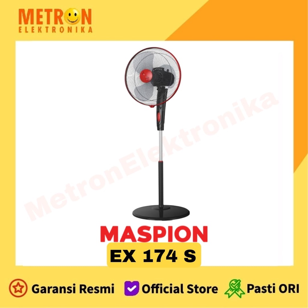 MASPION EX 174 S KIPAS ANGIN BERDIRI / STAND FAN 16 INCH / EX174S