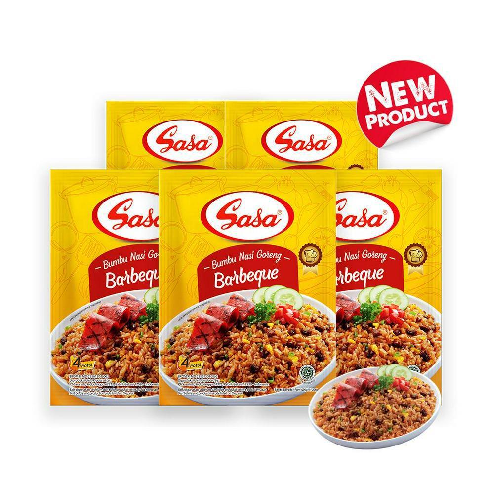 

ヨ Sasa Bumbu Nasi Goreng Barbeque 20gr x 5pcs ㅿ