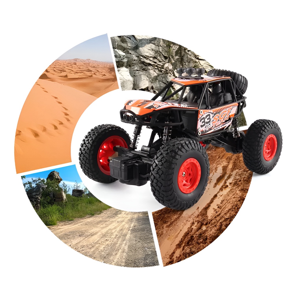 Mobil Remote Control Cross Country | Mainan Anak Laki Laki 3-4-5-6-7 Tahun | RC Power Climbing | Mainan Anak Cowok Mobil Mobilan