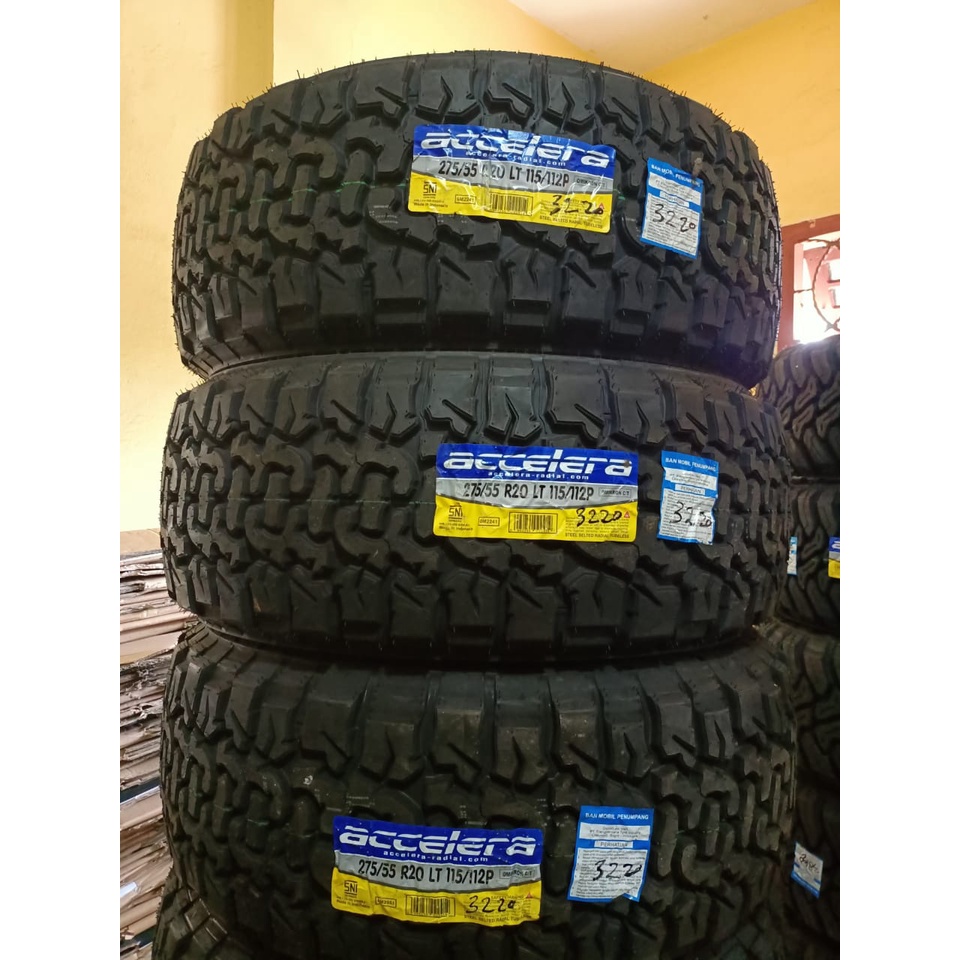 PROMO BAN MOBIL R20 SEMI PACUL 275/55 R20 PAJERO FORTUNER HILUX R20 ACCELERA OMICRON CT BUKAN MAXXIS