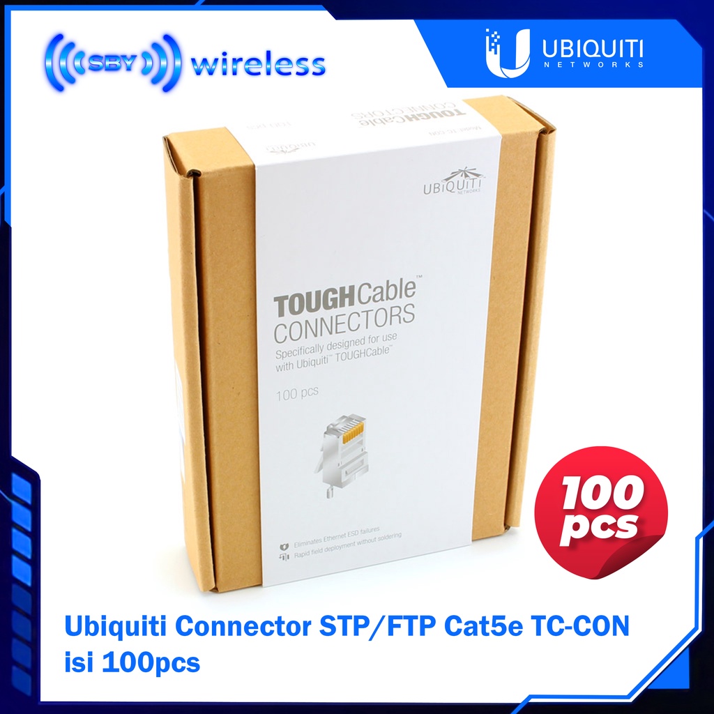 Konektor STP/FTP Cat5e TC-CON Ubiquiti Connector isi 100pcs