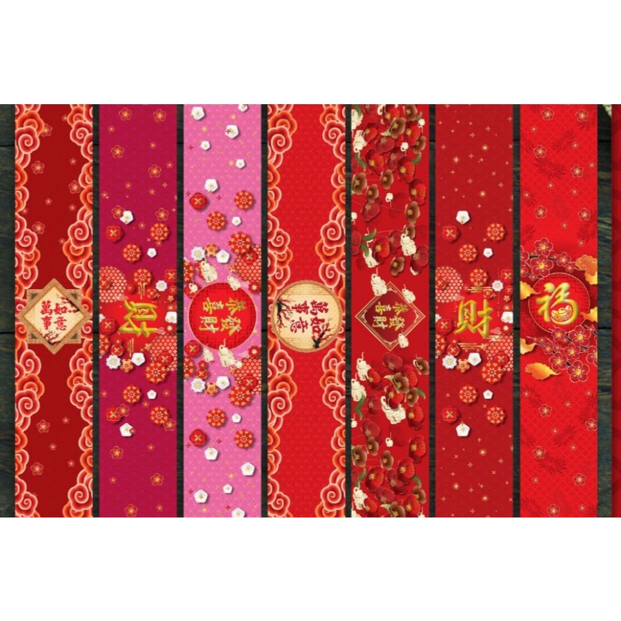 

Paper Belt CNY, Sabuk Chinese New Year 48x8,5cm ( 20Lembar )