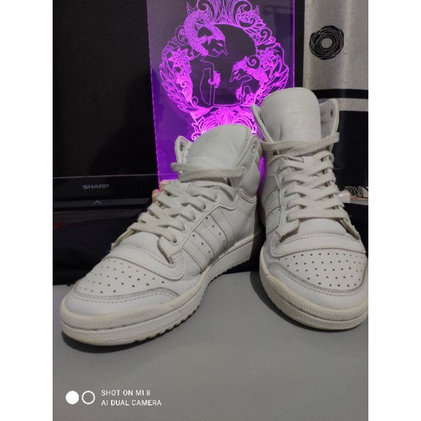 ADIDAS TOP TEN HIGH WHITE