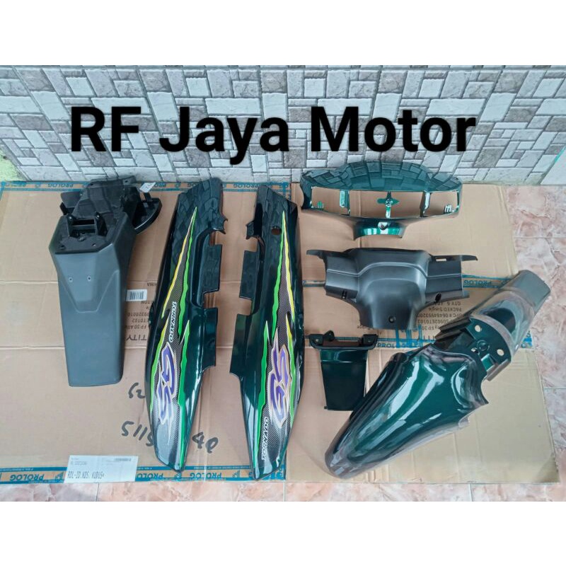 COVER BODI SET SUZUKI TORNADO GS HIJAU BOTOL
