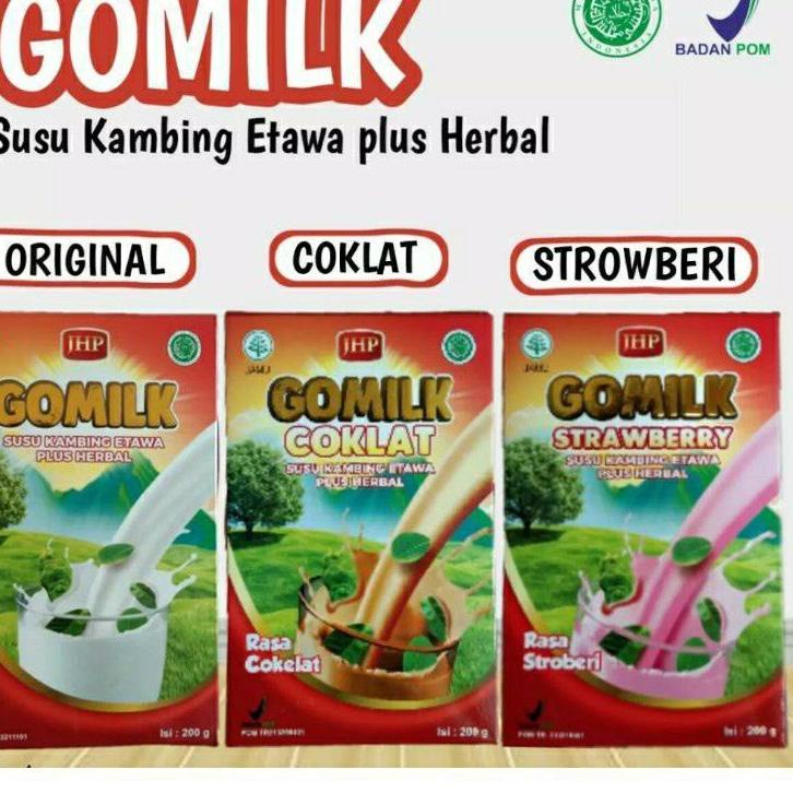 

Promo ! GOMILK SUSU KAMBING ETAWA plus Herbal daun kelor