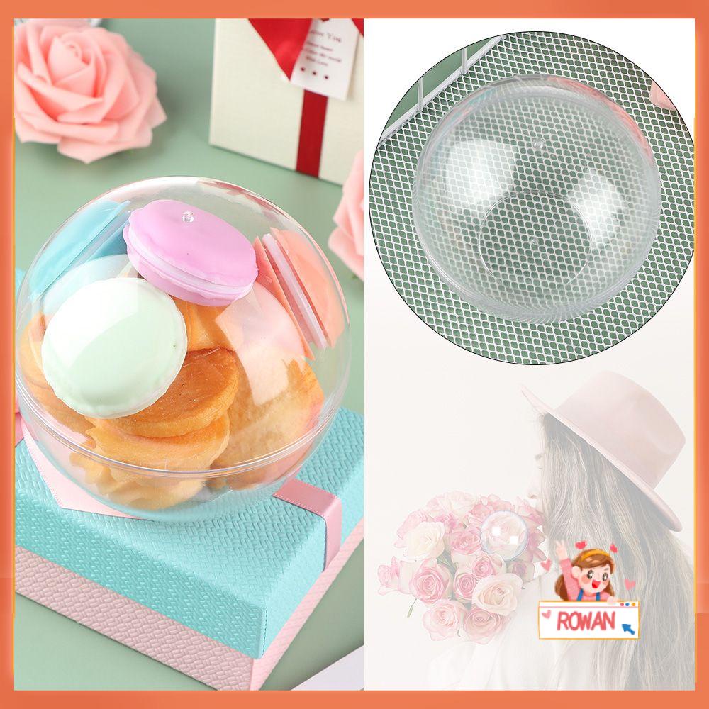 R-flower Candy Box Packaging Dekorasi Hari Valentine Cetakan Akrilik Kreatif Kotak Gula DIY Mandi Bom Bola Transparan