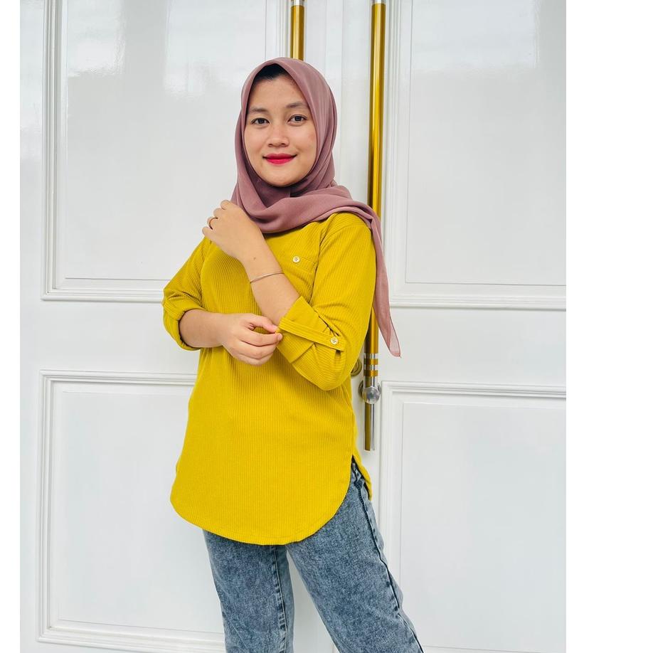 Special Price [FENOMENAL POLOS 3 ] Kaos Atasan PHENOMENAL / FENOMENAL wanita Lengan Panjang / KAOS P