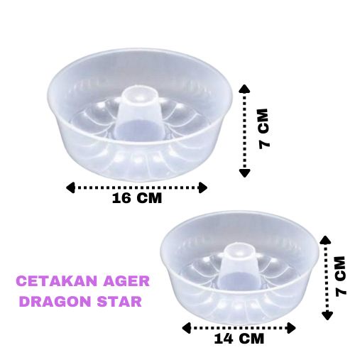 Cetakan Puding Plastik / Loyang Puding