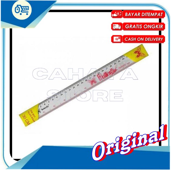 

Butterfly Penggaris 30 cm / Garisan 30 cm
