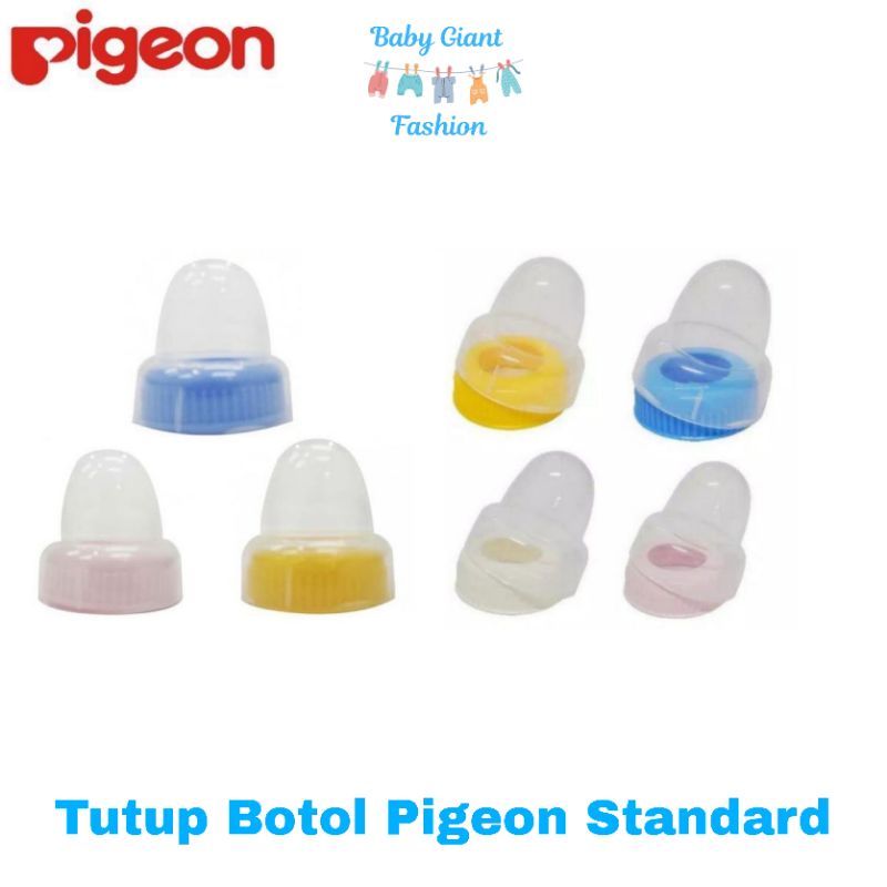 PIGEON Screw Cap + Nipple Cover RP | Ring dan Penutup Botol Dot Standar | Tutup Botol Susu