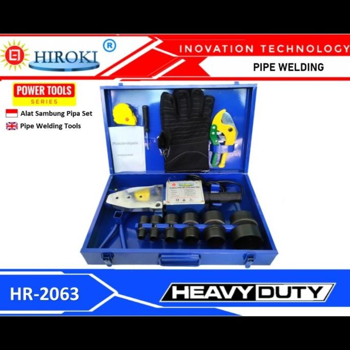 HIROKI MESIN LAS PIPA PVC PEMANAS PIPA PP MESIN LAS CETAK SAMBUNG PPR ricky87 Kualitas Baik