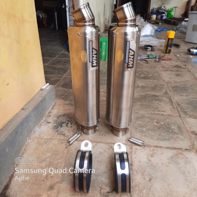 slincer silincer knalpot AHM SPR M1 trioval long original malaysia