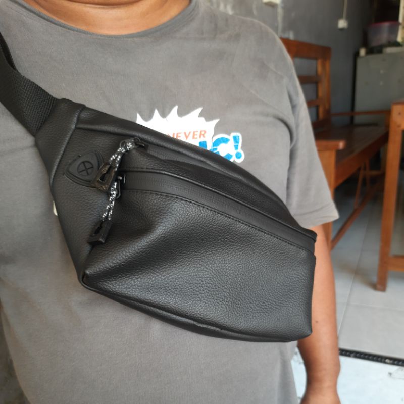 WAISTBAG PREMIUM KULIT INDUSTRI WATERPROFF WAISTBAG ORIGINAL