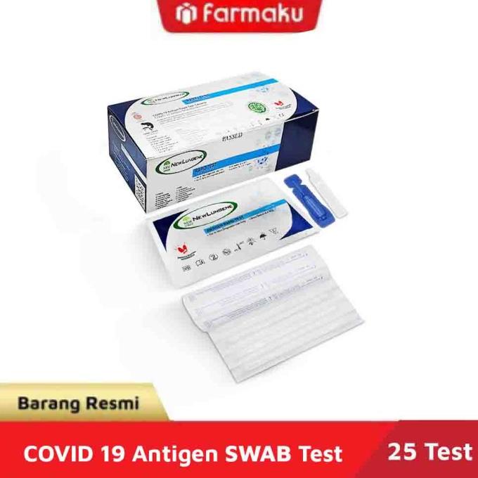 NEW Ready Stock ALAT SWAB ANTIGEN / RAPID TEST ANTIGEN MANDIRI isi 25