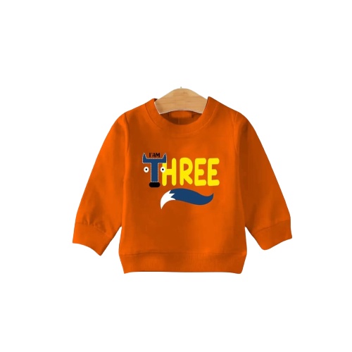 ZAHRA Pakaian Wanita THREE Sweater Fleece Anak Perempuan Umur 1 - 5 Tahun