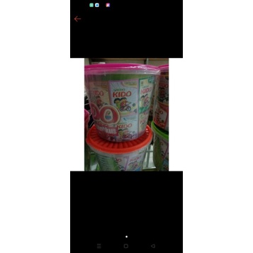 

kido toples isi 350 rasa buah campur coklat dan susu