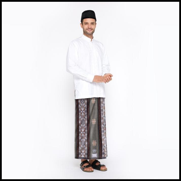 Promo Sarung Bhs Excellent Silver Motif Jga Abu Orange 02