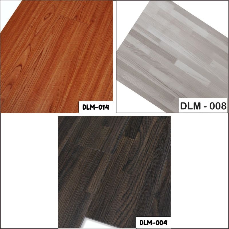 Stiker Lantai Vinyl Wallpaper Dinding Motif Kayu Premium Wallpaper Stiker Tebal 1Mm - WH