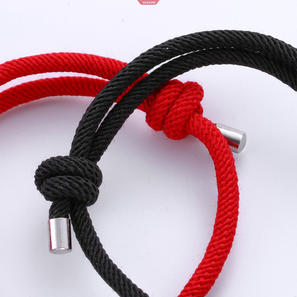 Merah Dan Hitam Gelang 2set retro Gaya Cina taiji alloy braided bracelets Untuk Pria Dan Wanita Pasangan fashion Perhiasan [ZXL]