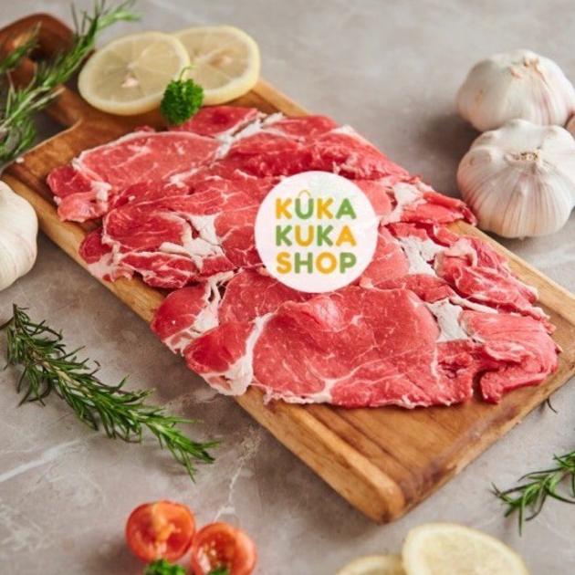 

Loy011- Beef Slice Aust Fresh Cut Low Fat Lean Meat 1 Kg Lapakaminahh