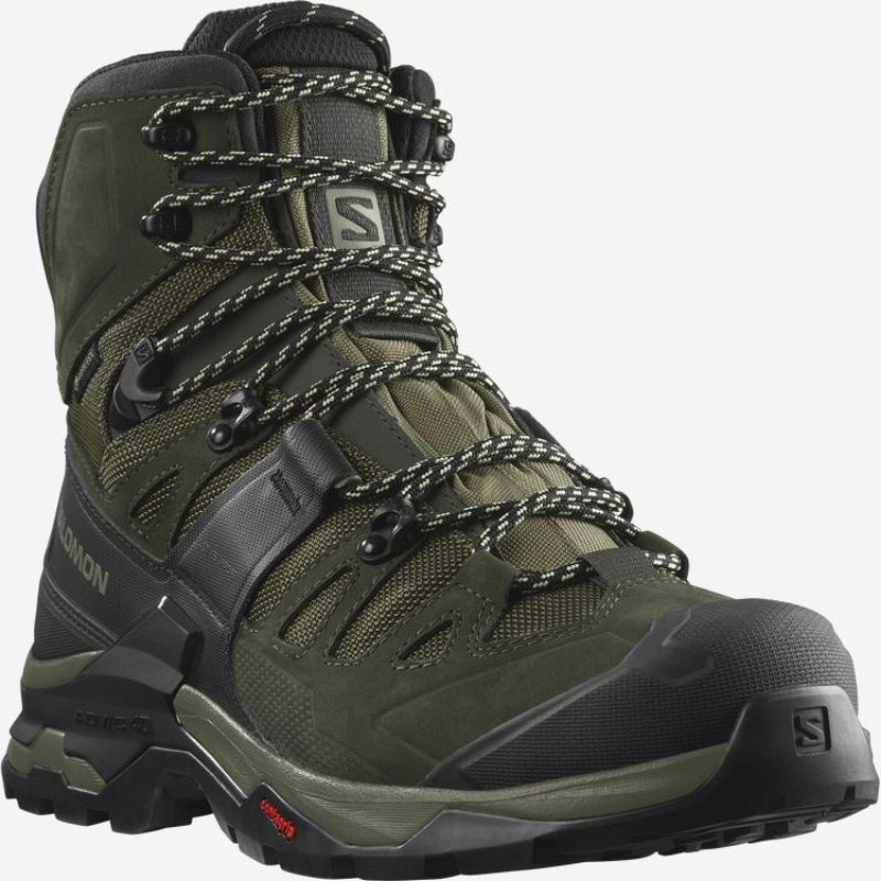 SEPATU GUNUNG TREKKING HIKING SALOMON QUEST 4 GTX OLIVE HIKING BOOTS ORIGINAL NEW PRODUK