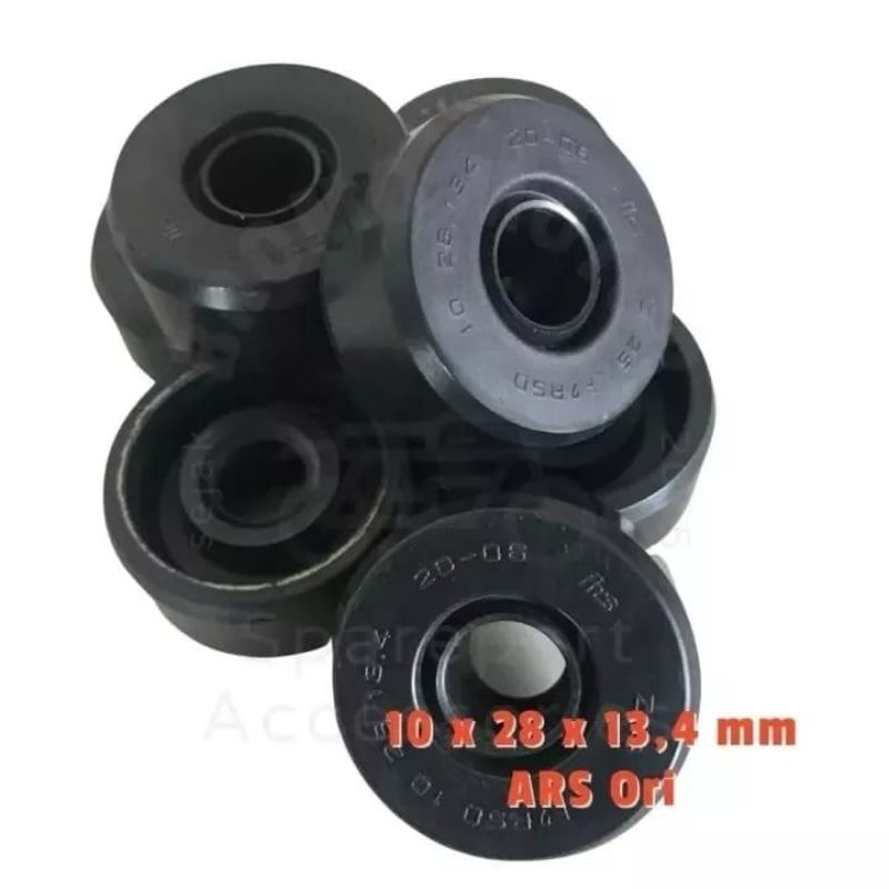 ( 2 Pcs ) Oil Seal Shock Belakang Yamaha RX King, RX Spesial, Suzuki Skywave/Thunder, Kayaba 10 28 1