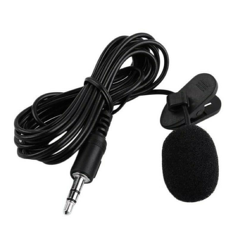 ...1KG) MIC CLIP ON MACARAN KLIP MICROPHONE MINI JACK 3.5mm pc