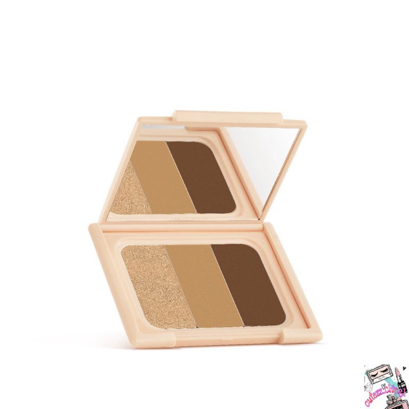 ☃️Cutezz_Ching1☃️Wardah Colorfit Highlight Contour Palette - Contour 3in1 dengan hasil pigmented