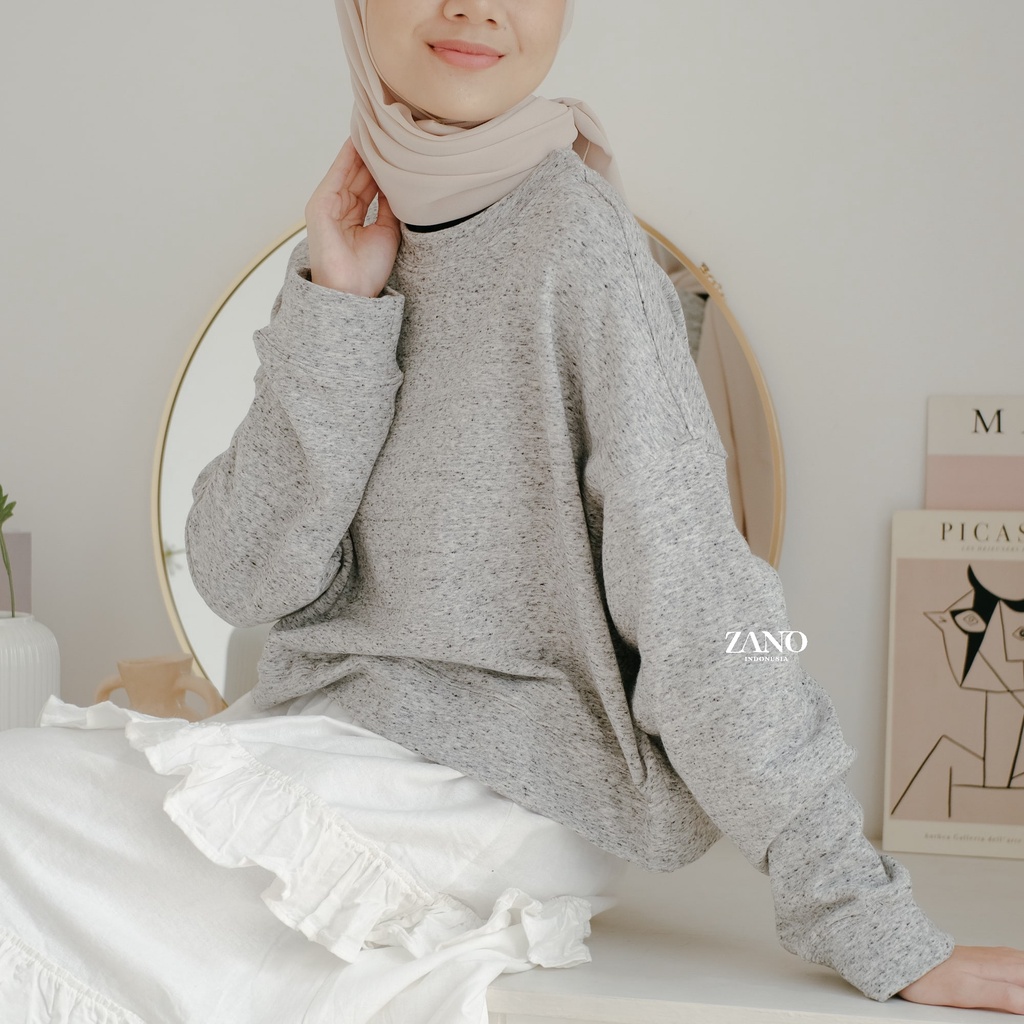 ZANO BASICS Sweater Crop Bianca