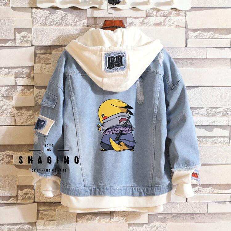 Shagino | Jaket Jeans Oversize / Jaket Jeans Oversize Sobek / Jaket Jeans Oversize Bordir / Jaket Je