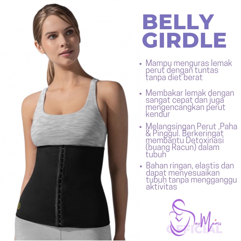 Korset Pelangsing Perut Buncit Cincher Pinggang Hot Shaper Korset Perut Waist CIncher