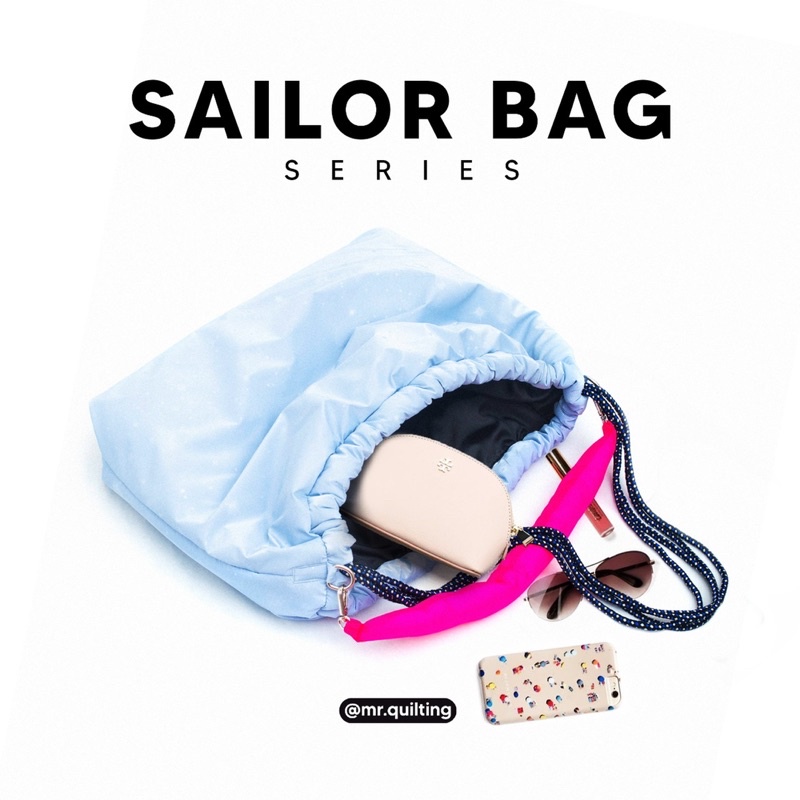 Mr.quilting sailor coulisse bag series