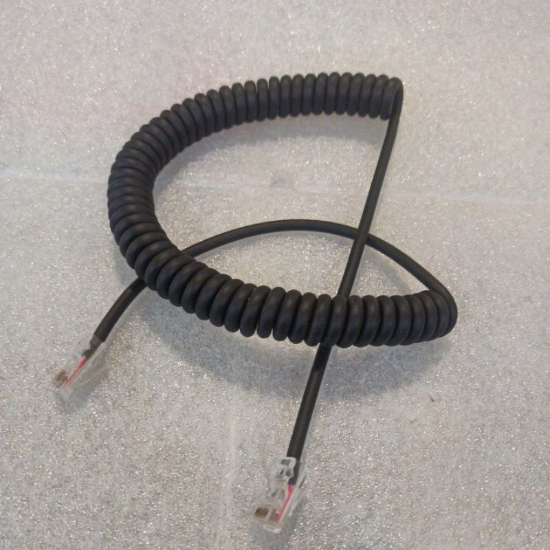 Kabel Spiral Mic untuk Icom HM133 IC2100 IC2200 IC2300