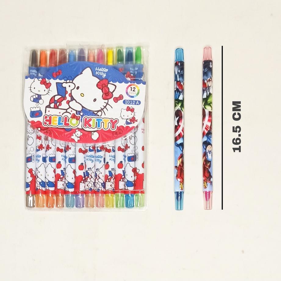 

FRESHH Crayon Putar 12-Warna Panjang/Twist Crayon*