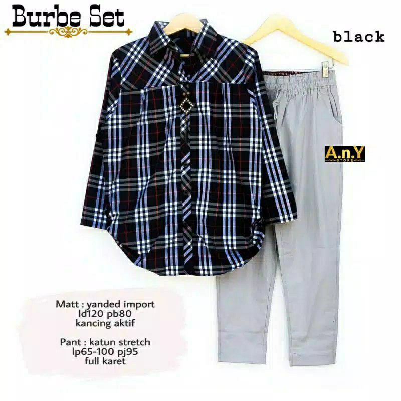 Set katun jumbu Burbe set Anty fashion solo