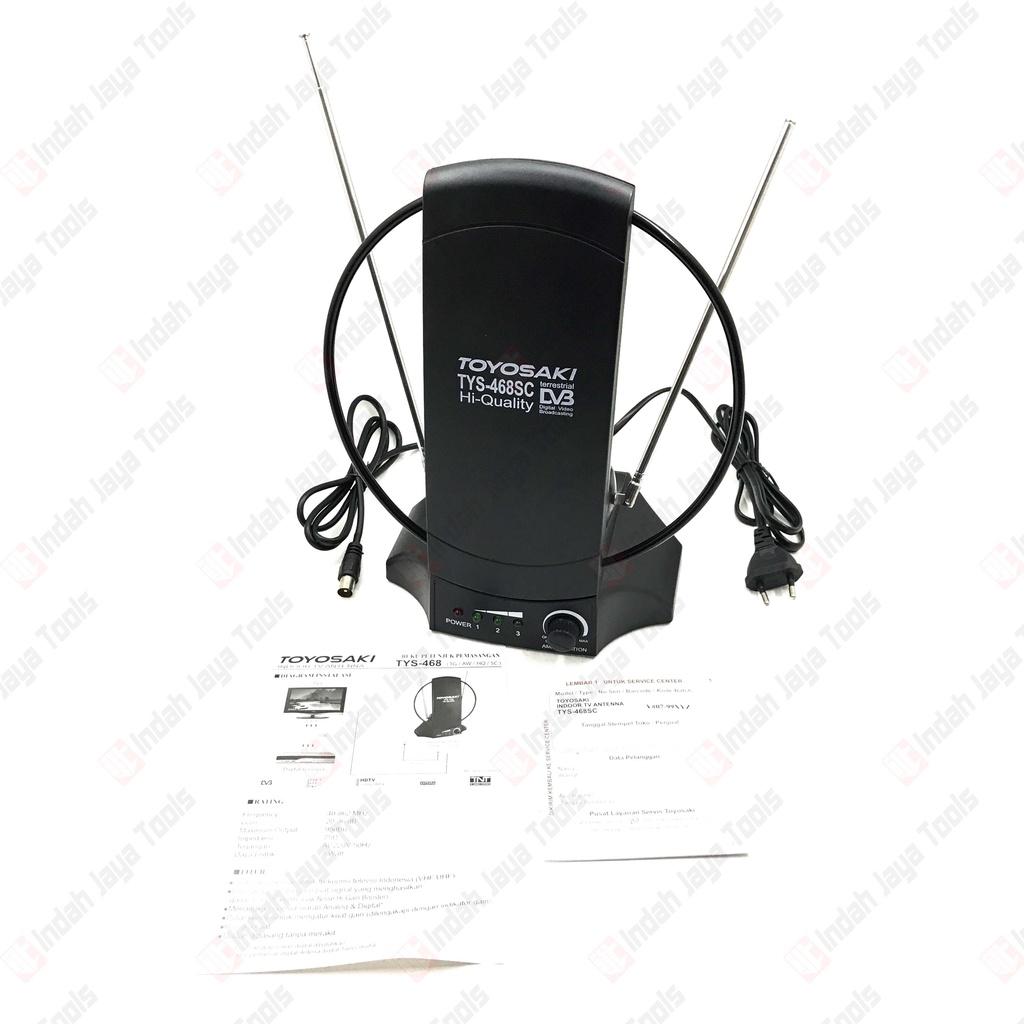 TOYOSAKI TYS-468SC Antenna TV Digital Indoor - Antene Parabola DVB