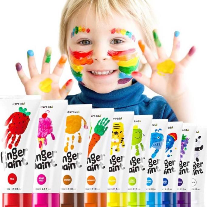 

[Original] Jar Melo Finger Paint Non Toxic Washable