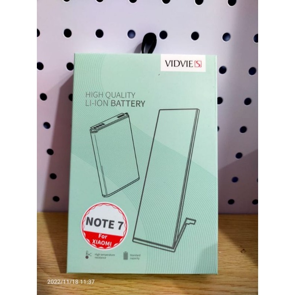 BATERAI VIDVIE-S XIAOMI REDMI NOTE 7/BN4A