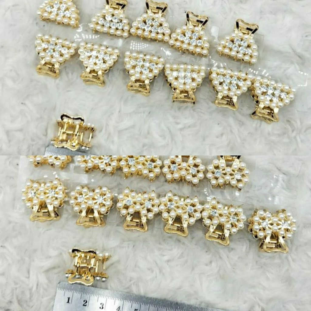 [ISI 12PCS ] JEPIT PONI UK.2CM BESI IMPORT