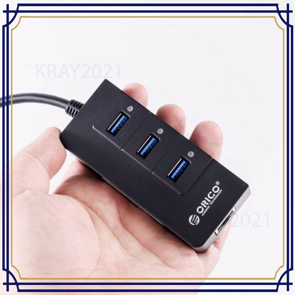 USB3.0 Hub with Gigabit LAN Ethernet Adapter -HB228