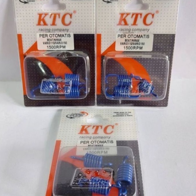 Per Kampas Ganda Sentri Otomatis KTC Racing Matic Original 1000 1500 2000 Rpm Nmax Aerox Vario Beat Scoopy Mio Fino – Charmoto