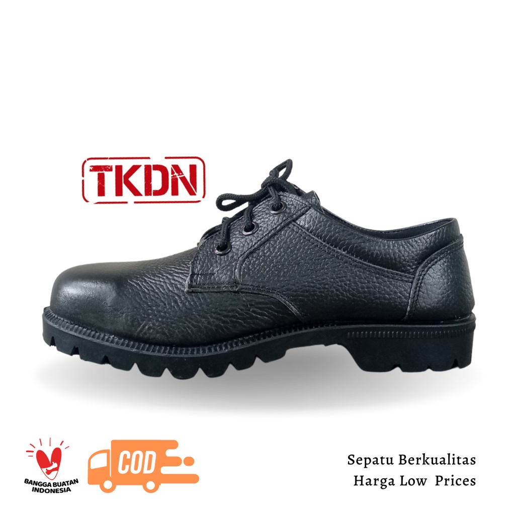 Jual SEPATU SAFETY 02 Sepatu Safety Kulit Asli berTKDN I Sepatu