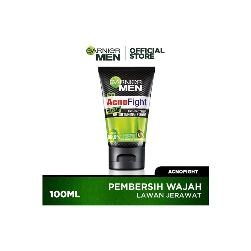 Garnier Men 100ML Acnofight 100ml wasabi oil control scub garnier men