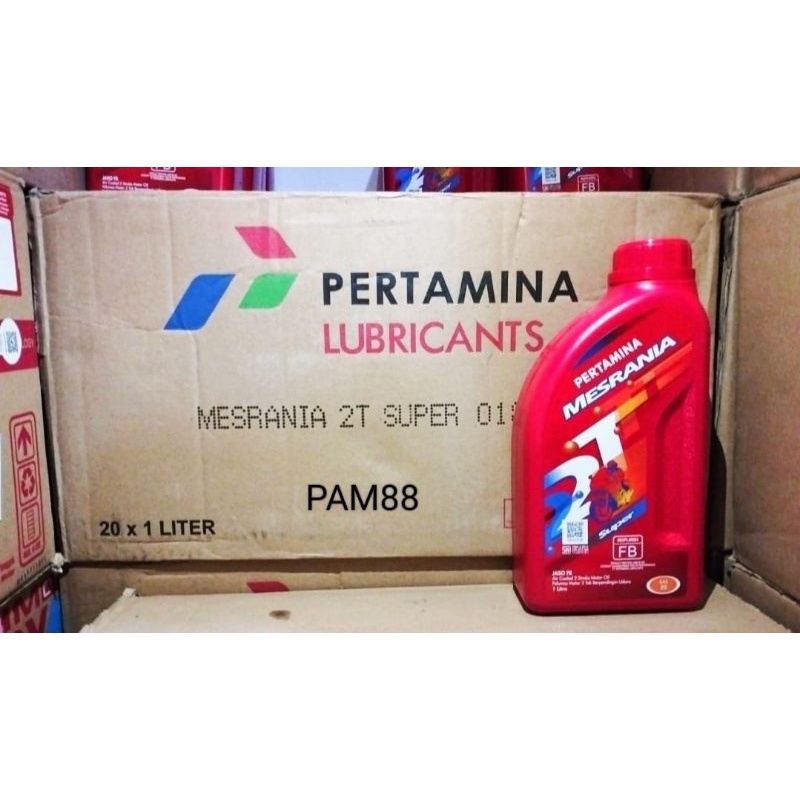 Oli Mesrania 2 T super....1 liter..20 sae..1 dus = 20 btl