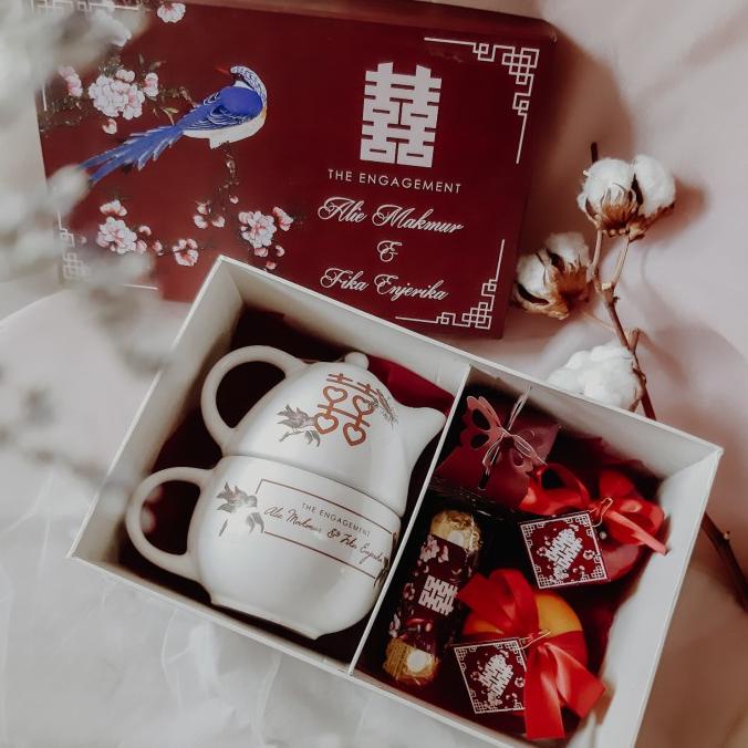 

[BISA COD] paket sangjit hampers (25pax) / engagement hampers