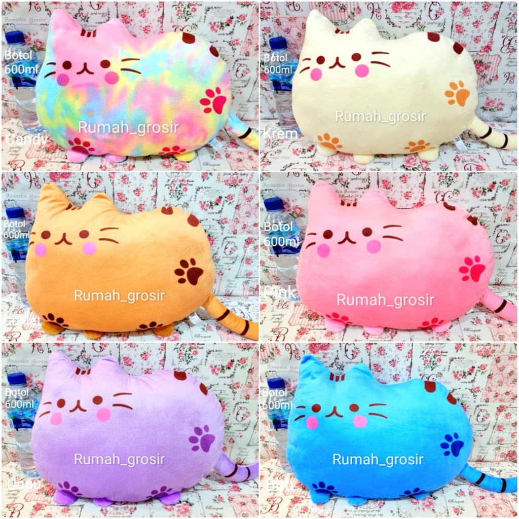 Bantal Boneka Kucing Cat Lucu Pusheen Pussy Cat