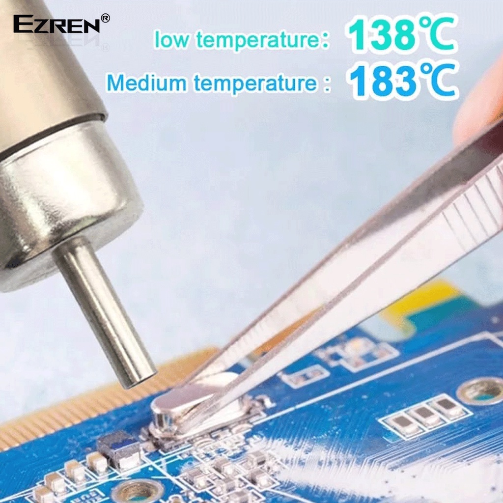 Ezren EZ-0498 Solder pasta 183℃ 10cc &amp; Timah Cair Mobile Repair