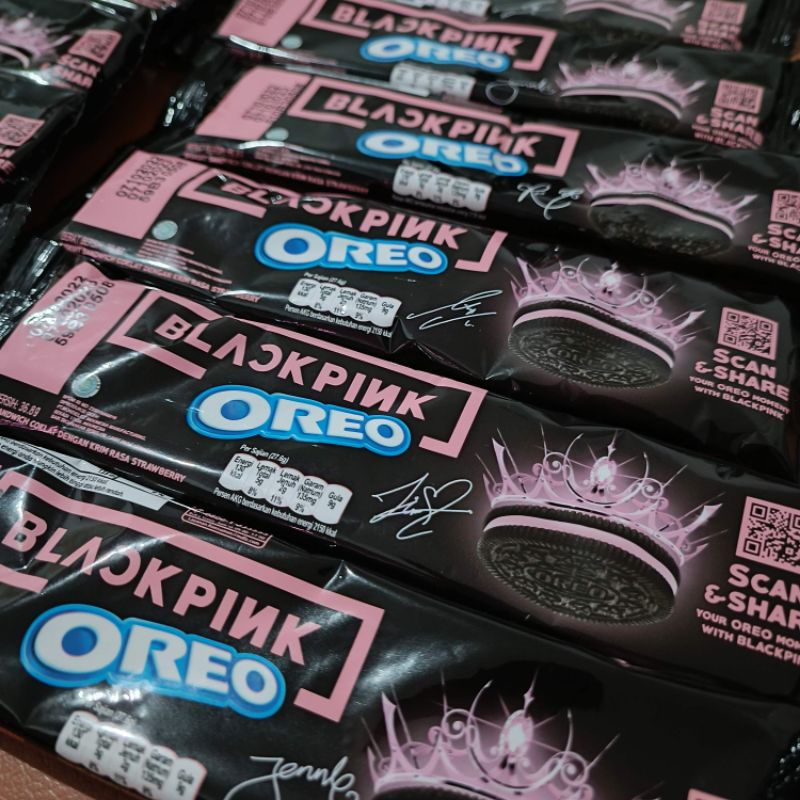 

Oreo Blackpink Black Edition Limited No Photocard