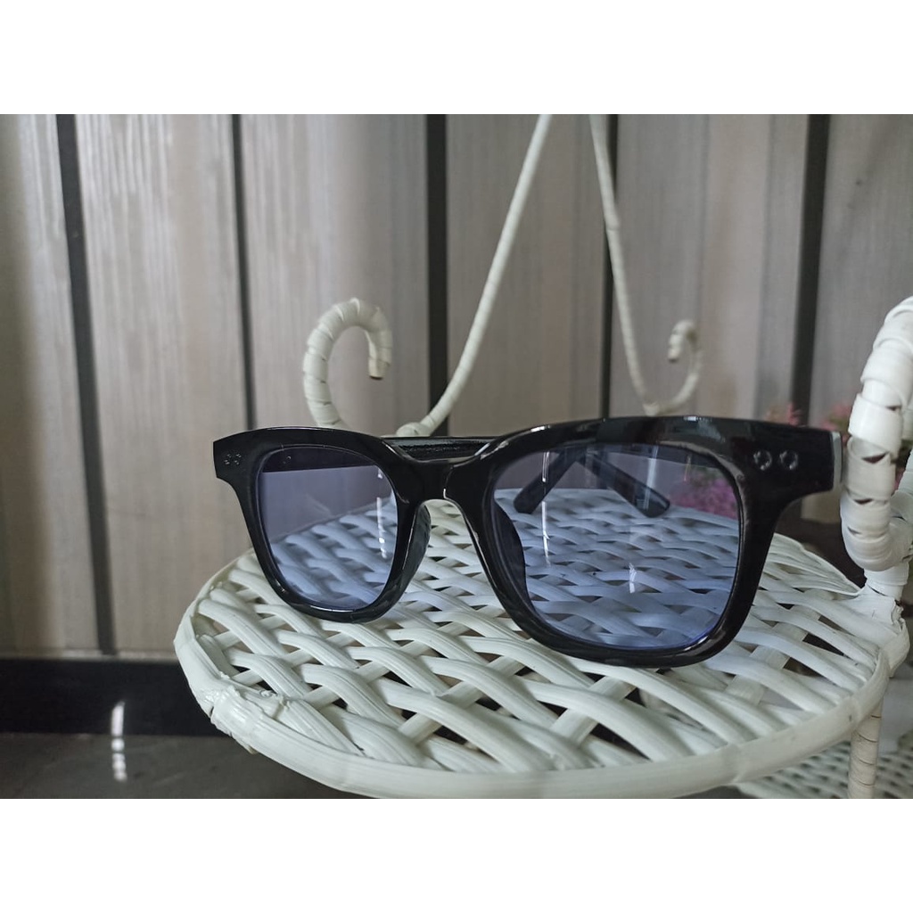 Kacamata Hitam Wanita Pria Lensa Sunglasses Korean Fashion Small Candy Color Import-Ungu
